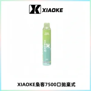 XIAOKE梟客7500Puffs跑馬燈拋棄式電子煙 可發光一次性
